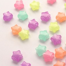 [바보사랑]야광투명별비즈50p