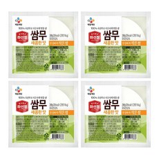 CJ 하선정 쌈무(새콤한맛) 200g, 4개