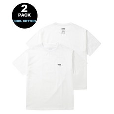 ARCHIVE BOLD [2PACK] 939 LOGO COOL COTTON T-SHIRTS (WHITE)