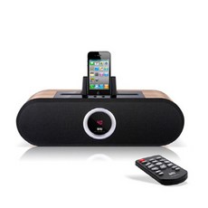 브리츠 BE-MP1000BT 블루투스스피커 아이폰도킹 휴대용 스피커, 우드