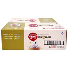 CJ햇반 매일찰잡곡밥 210g x 18개입 즉석밥 캠핑먹거리 햇반 잡곡밥 코스트코 햇반, 단일상품