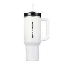 스타벅스 SS 화이트 스탠리 켄처 텀블러 1183ml, 1개