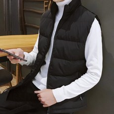 따뜻한 방한 프리미엄 남성 남자 경량 겨울 패딩 조끼