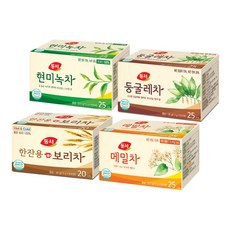 동서 티백세트(현미녹차+둥굴레차+메밀차+한잔용보리차), 1개