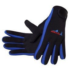 1.5MM 스노클링 다이빙 장갑 서핑 비치 스포츠 수영 장갑 다이빙 용품, 02 Blue_03 L