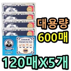 120매X5개 총600매 대용량 프리미엄 동전패드, 120매, 5개