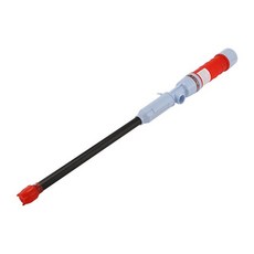 가정용 미니 경량 휴대용 가압 전기양수기 58cm 워터 펌프 구동 실외 연료 이송 흡입, 빨간색, 1개