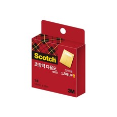 3M 스카치 초강력테이프 리필 SH1225R 12mmx25M, 3개