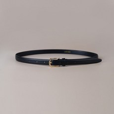 라미네즈 Standard Vegan Leather Belt - Black( Gold )