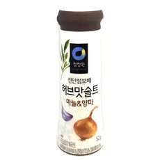 청정원 허브맛솔트 마늘&양파, 2개, 52g