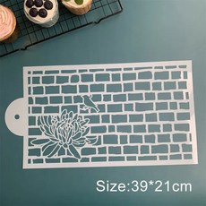 베이킹 쿠킹 퐁당 케이크 레이스 스텐실 꽃 스파이크 설탕 체 금형 스탬프 엠보싱 웨딩 파티 가장자리 장식 도구, 1개