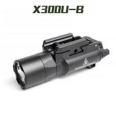 전술 X300UB X300U B 손전등 20mm 레일 헌팅 X300UB X300U-B 스카우트 라이트 SOTAC 기어, 03 X300U-B BK, 1개