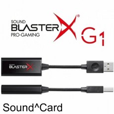 게이밍용품 Creative 사운드 블라스터 G1 RHF+C_:5BECF5 게이밍사운드카드 usb게이밍사운드, 쿠팡쿠팡■, ◆상세내용확인◆