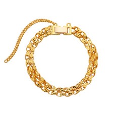 순금물방울팔찌