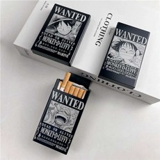 원피스 담배케이스 블랙 풀커버 보관함 흡연자 선물, 1대 쵸파 통지서 굵은형, 상세페이지 참고