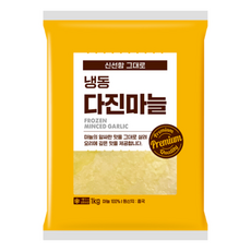 바이오마켓_직수입 냉동 다진마늘 1kg, 17개