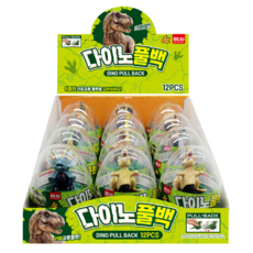 세주 다이노 풀백 공룡자동차 미니카 유치원 어린이집 선물 12개입 12개 1개 상품 이미지