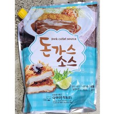 다모아 돈까스소스 2kg, 1개, 2L