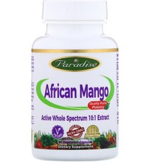파라다이스 허브 아프리칸 망고 Paradise Herbs African Mango 60 베지캡슐, 60정, 1개