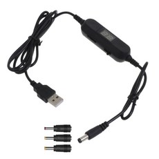 USB 충전 5V ~ 1.5V-12V 5.5x2.1mm 스텝 업 부스트 컨버터 전압 전원 공급 장치 케이블 용 장난감 게임 LED 램프, 02 02