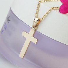 18k십자가목걸이