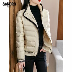 봄옷여소향95화이트구스다운숏패딩여