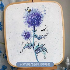 엉겅퀴프랑스자수