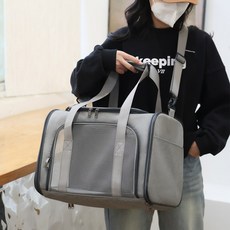Ethel 반려동물 빅사이즈 토트 숄더 이동가방, 1개, B