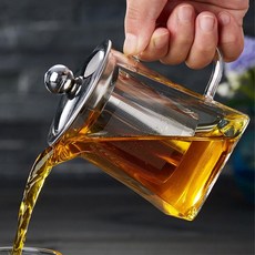 달콤티 내열유리 티포트 차포트 650ml 녹차주전자, 상세페이지참조