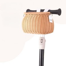 자전거 킥보드 라탄 바구니 탈부착 소풍 가방 바스켓, A