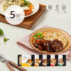 바르닭 한식도시락 5종, 한식도시락 5종 5팩, 1개