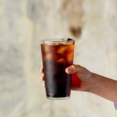 비크릴라 강화유리 홈카페 유리컵 코닐 470ml 2개입, 1세트, 투명