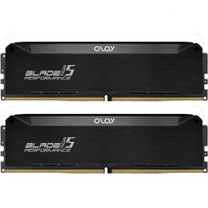 rgb 램 데스크탑 패키지 컴퓨터용 OLOY DDR5 RAM 64GB 2x32GB 블랙 헤어라인 블레이드 RGB 6000MHz CL30 1.4V 게이밍 UDIMM MD5U326, 16GBx2OLOy OLOy, 6000 MHz (C30), Dark Blade