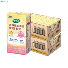 셀렉스 밀크세라마이드 콜라겐 드링크 5000 190ml 48팩 (24팩 2박스) 글루타치온 함유