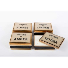 플레인 앤 심플 세라믹 캔들 스몰 Vetiver Flores Linden Amber 택 1