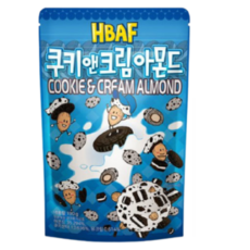 HBAF 쿠키앤크림 아몬드, 190g, 3개