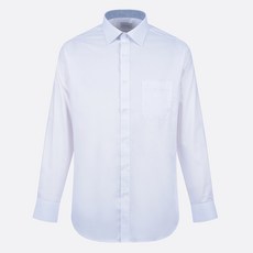 [예작] 면혼방 베이직 일반핏 셔츠 화이트_YE3SBR166WH