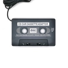 자동차 카세트 플레이어 테이프 어댑터 Mp3 컨버터 아이팟 아이폰 MP3 AUX 케이블 CD 3.5mm 잭, 한개옵션0