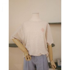 [써스데이아일랜드] 프린팅 포인트 린넨 티셔츠 T234ATS640W 백화점 아울렛 (3636433)