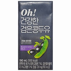 연세 365일 건강한 두유 검은콩 190ml 24팩, 24개