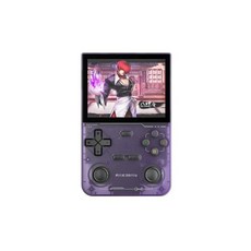 가정용 오락기 256G 휴대용 게임 콘솔 70000 레트로 아케이드 K36 3.5 인치 IPS 화면 에뮬레이터 PSP PS1 N64 어린이 선물, purple, 64G 20000 Games, 1개