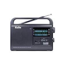 해외1355492 빈티지라디오 클래식 디자인 라디오 Kaito KA390 Portable AMFM Shortwave NOAA Weather Radi, One Color, 상세 설명 참조0