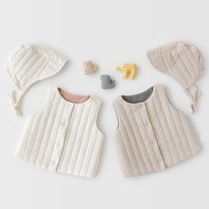 앨리홈 앙팡누빔조끼셋트