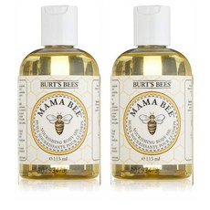 Burts Bees 100% Natural Mama Bee Nourishing Body Oil 4oz 2pk 버츠비 내추럴 마마 비 너리슁 바디 오일 115g 2팩