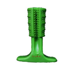  울강지 반려 동물 칫솔 장난감 셀프 치카봉 S, 연두색, 13개 