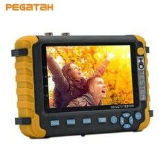 [해외] 5 인치 tft lcd 5mp 1080 p tvi ahd cvi 아날로그 4in 1 cctv 카메라 테스터 모니터 지원 vga hdmi 입력 utp 케이블 utc 테스트, 상세내용표시