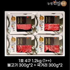 농협 안심 한우 소고기 선물 세트 1++, 1호, 1개
