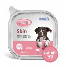 포르자 건강캡슐10 강아지 주식 캔 피부 100g, 1박스(32개) - 포르자10