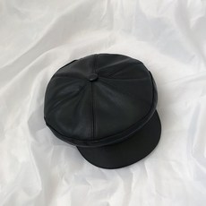 데일리 시크 가죽 빵모자 헌팅캡 578186228862_YDQg