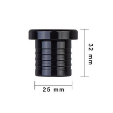합금 알루미늄 덤프 블로우 오프 밸브 보브 블랭킹 플러그 실리콘 호스 블랭킹 플러그 8mm 0mm 2mm 4mm 6mm, [02] 25mm black, 02 25mm black